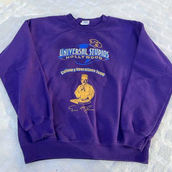 Universal Studios Hollywood Culinary Operations Team Sweatshirt Size Small
